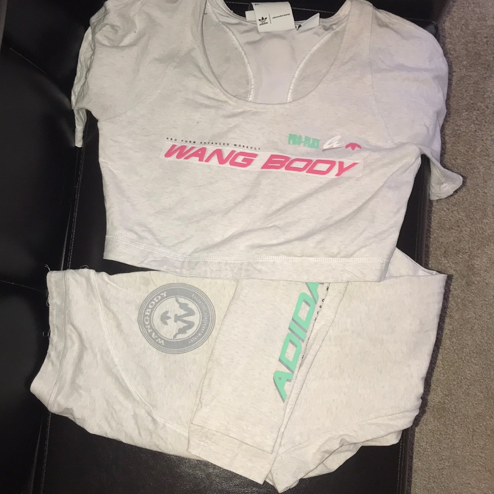 Used Wang body Adidas 2 piece set